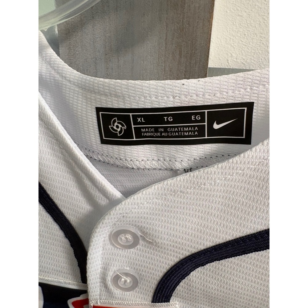Nike Kids Team USA WBC Pete Crow-Armstrong Baseball Jersey White Size XL 18-20 - Picture 2 of 4